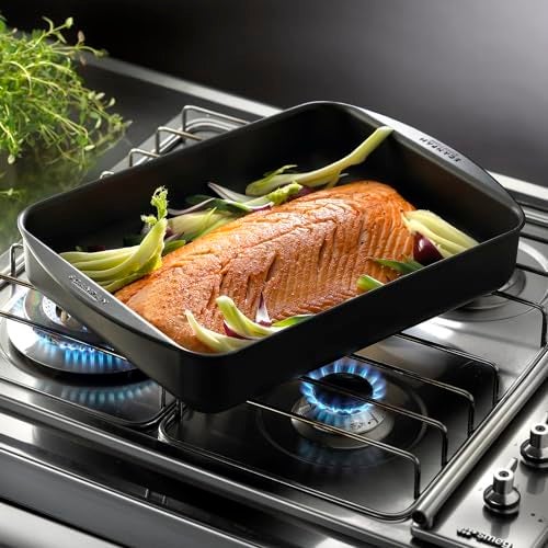 Scanpan Classic 7.5 QT (17 inch x 12.5 inch) Nonstick Roasting Pan – Compatible with Gas and Electric Stovetops, Metal Utensil Safe, Oven Safe to 500°F, Dishwasher Safe - Image 2