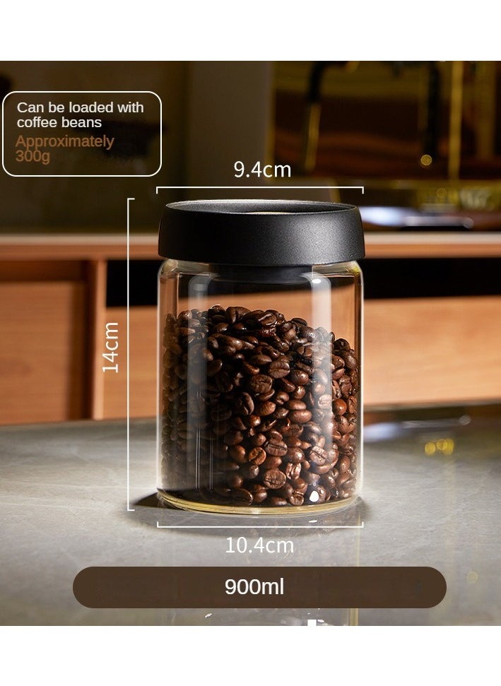 Coffee bean storage bottle, vacuum sealed coffee powder jar, food storage box