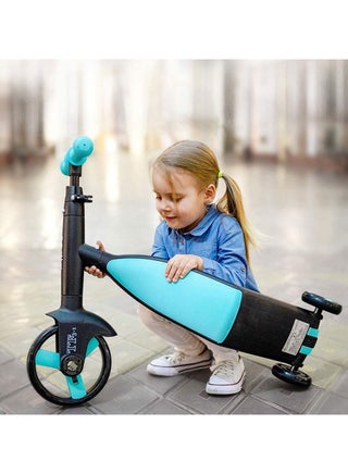 3 In 1 Convertible Tricycle Balance Bike Kick Scooter For Kids Blue - pzsku/ZE397D8D0462C2DA41195Z/45/_/1696346749/63bc273c-549f-470d-8d55-ad00879349e3