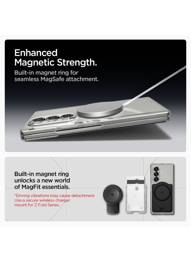 Spigen Air Skin MagFit Samsung Galaxy Z Fold 7 MagSafe Case Cover (2025) - Clear White - Image 2