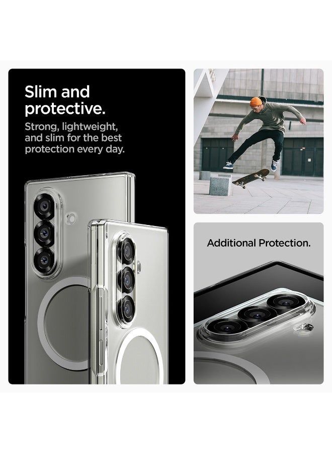 Spigen Air Skin MagFit Samsung Galaxy Z Fold 7 MagSafe Case Cover (2025) - Clear White - Image 4