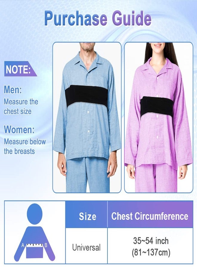 AOSSA وسائد الشخير للنوم الجانبي مضادة للشخير وضعية النوم على الظهر وسادة للنوم الجانبي لتخفيف الشخير حزام إيقاف وسادة للبالغين - Image 4