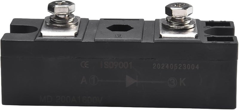 وحدة الصمام الثنائي المضادة للشحن العكسي MD50A/MD100A/MD200A 1600V مجموعة الألواح الشمسية، خزانة التيار المستمر للبطارية، مزود التيار المستمر المعدل (MD200A) - Image 3