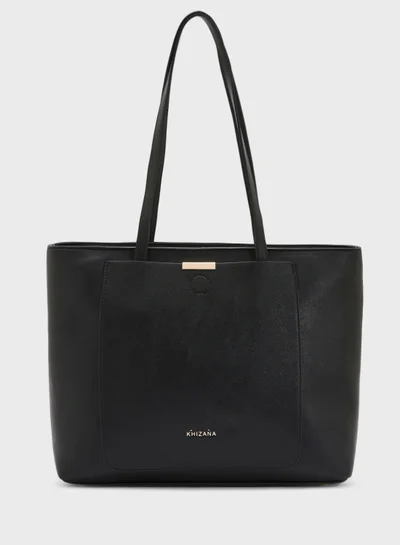 Khizana Metal Trim Detail Everyday Tote Bag