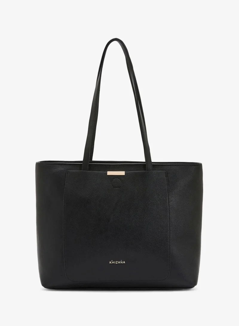 Khizana Metal Trim Detail Everyday Tote Bag