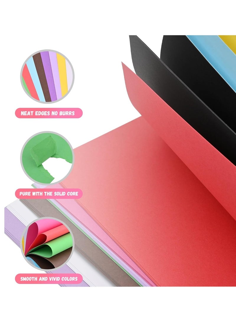 Funbo 20-Piece 50x70cm Size Bristol Card Chart Paper 220gsm Thickness Assorted Colours - Image 2