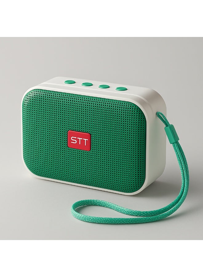 STT-A011 Portable Bluetooth LED Speaker – 10W Powerful Sound, Wireless Speaker with Colorful Lights, USB/TF Card Player - Image 1