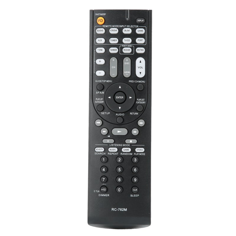 Remote Control Replacement for Onkyo - Pre-Programmed No Setup ABS RC-762M Remote Controller for Onkyo AV Receiver - Image 1