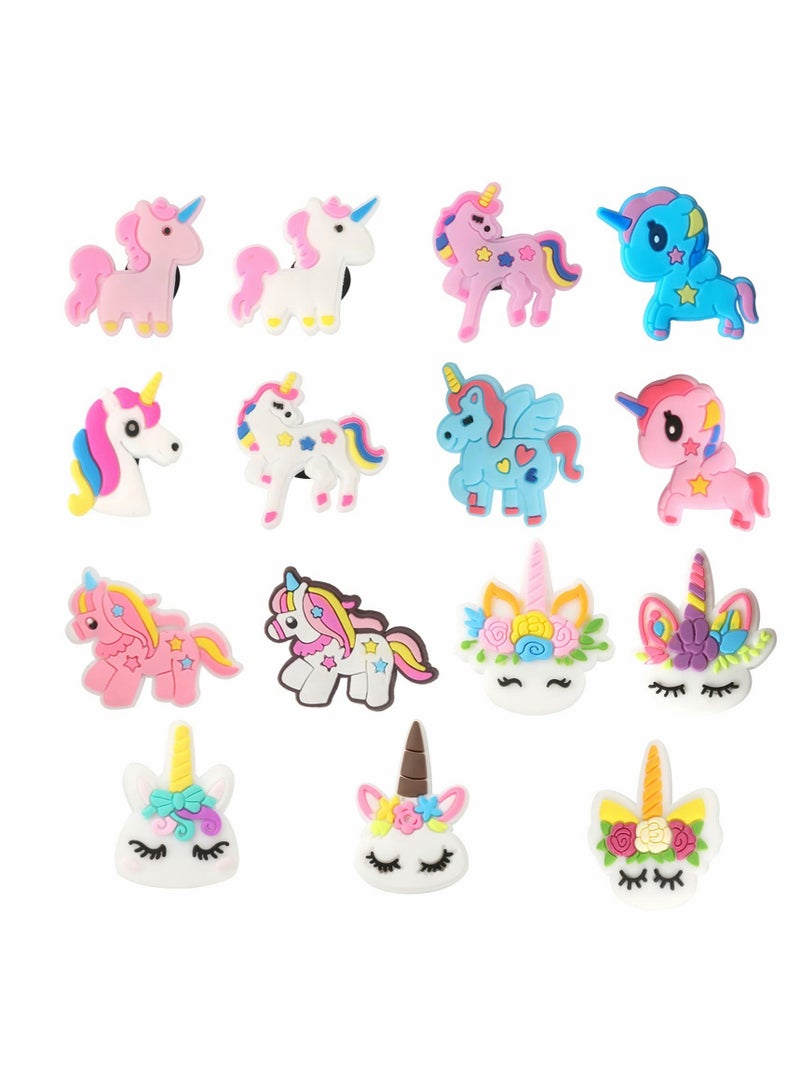 Zikra Croc Charms 50 Pcs Unicorn Shoe Decoration Charms Crocs Pins Crocs Accessories - Image 3