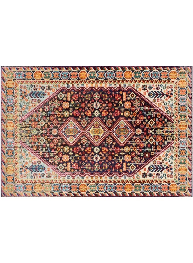 Anna 80*120CM Durable Non-Slip Crystal Velvet Area Rug for Living Room - Image 1