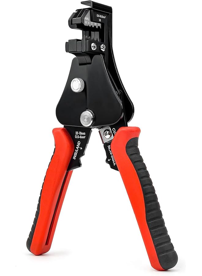 promass Automatic Wire Stripper, 3 in 1 Adjustable Wire Cutter Wire Crimping Tool for 10-24Awg Stranded or Solid Copper Cable