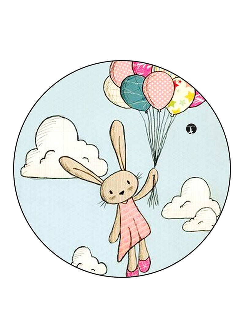 RKN Rabbit Printed Mouse Pad  Multicolour