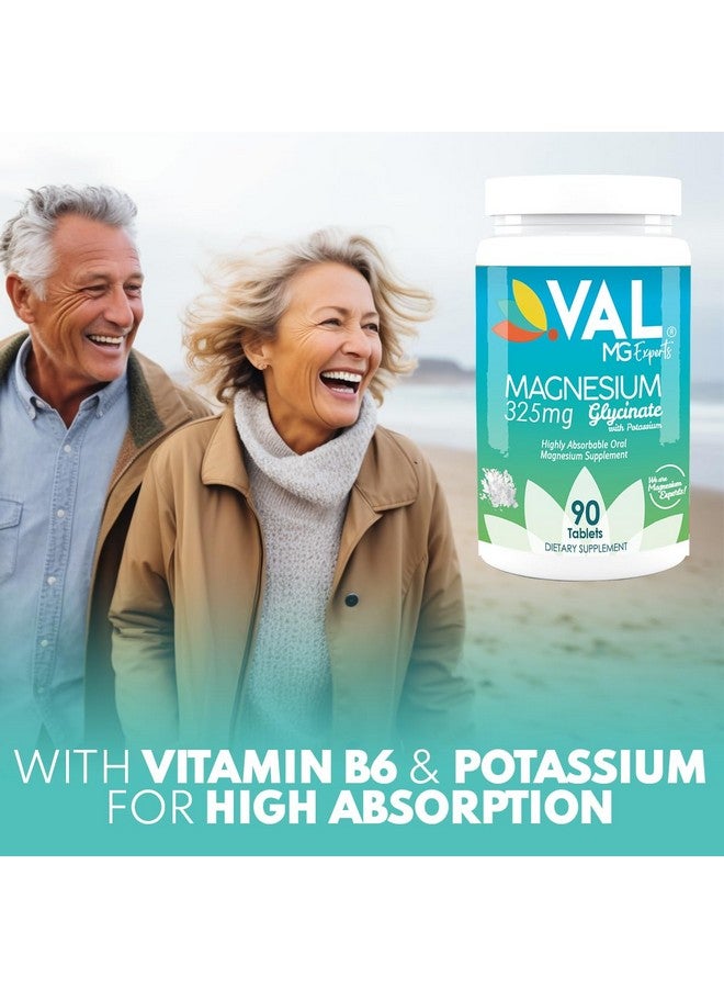 فال VAL MG Experts Magnesium Glycinate Plus B6 & Potassium - تخفيف التوتر - 90 قرصًا - Image 2