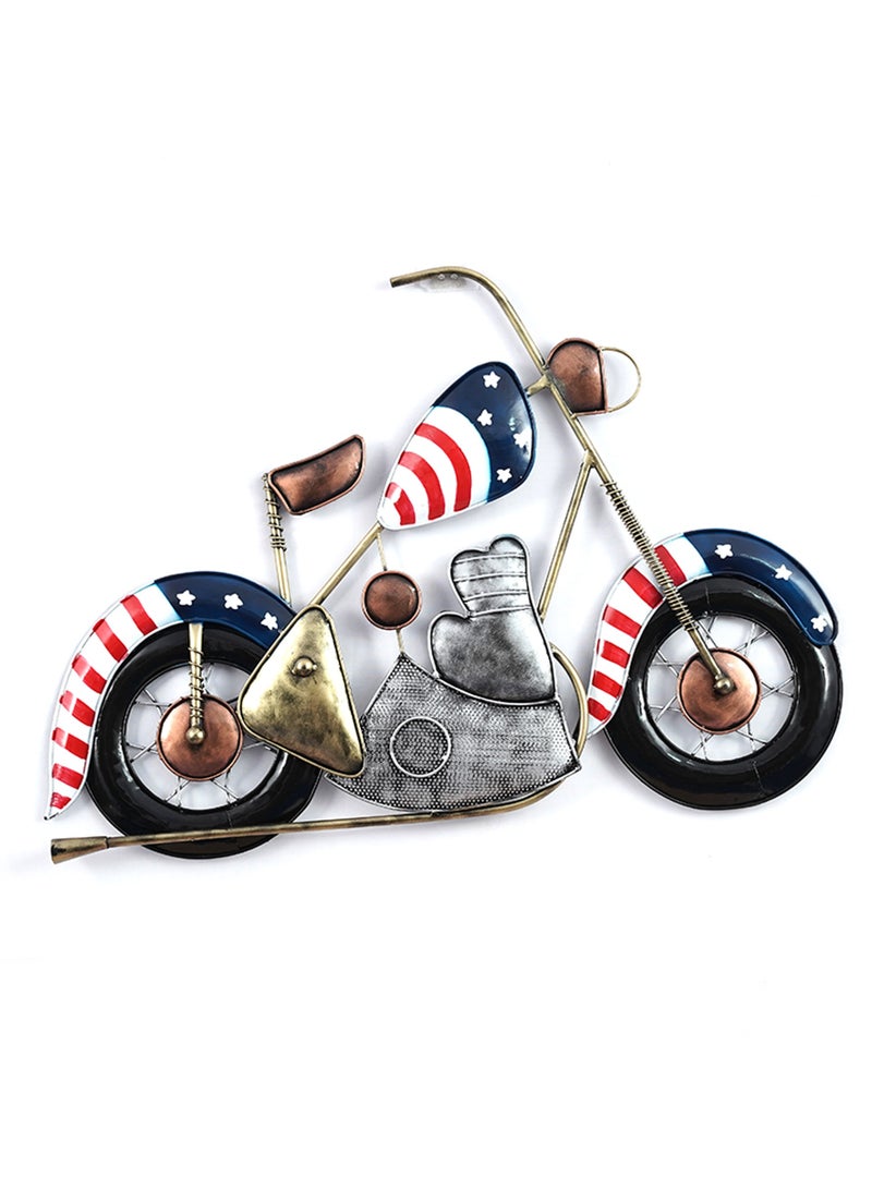 Ghori Home Attractive Iron US Hook Bike Wall  Decor - Image 1