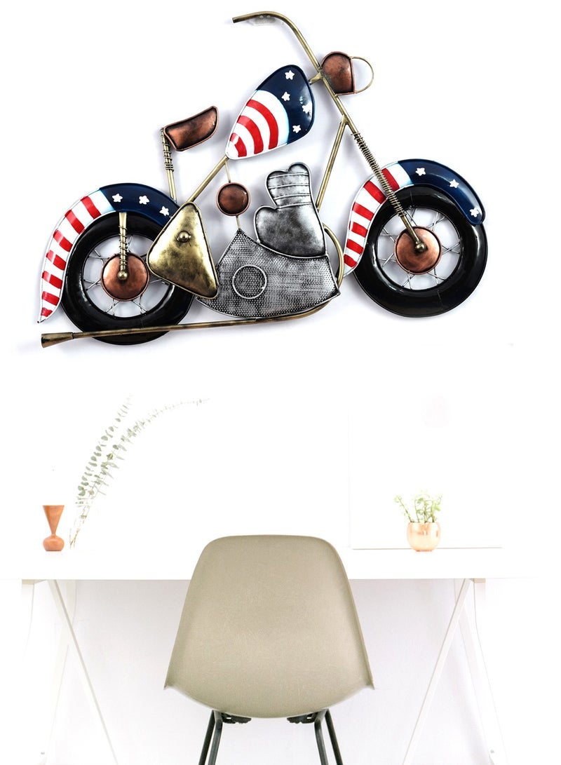 Ghori Home Attractive Iron US Hook Bike Wall  Decor - Image 2