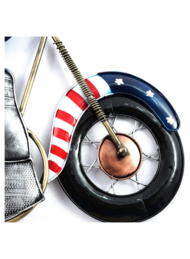 Ghori Home Attractive Iron US Hook Bike Wall  Decor - Image 3