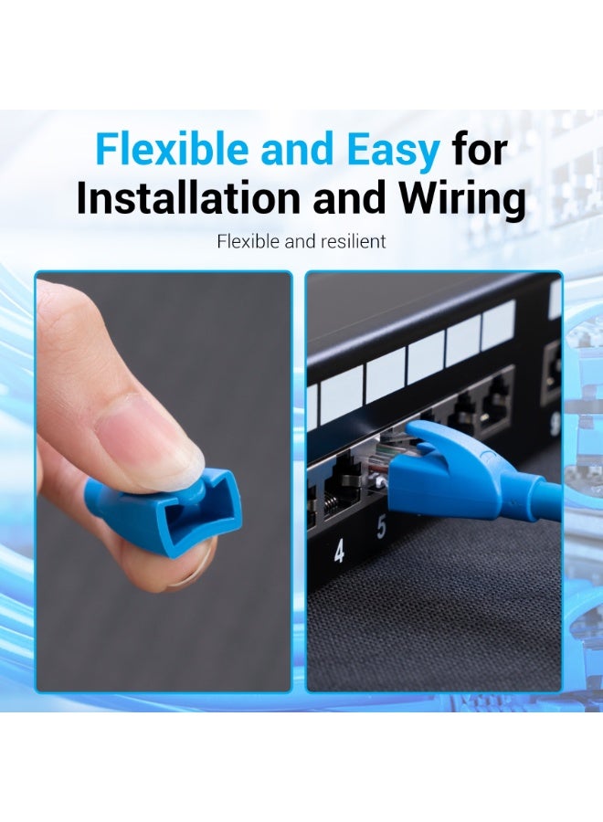 VENTION RJ45 Strain Relief Boots Blue PVC Type  Model # IODL0-50 - Image 5