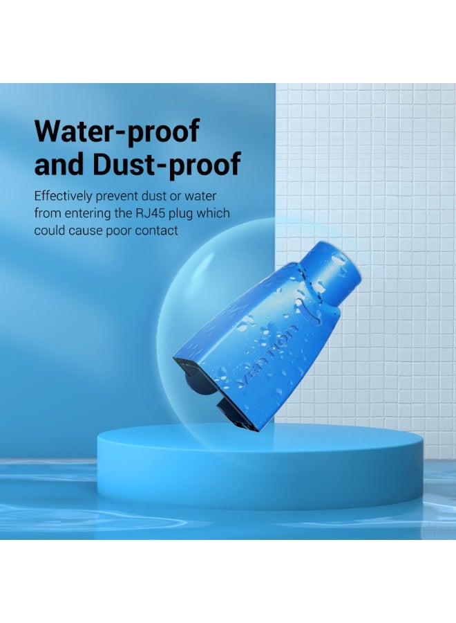 VENTION RJ45 Strain Relief Boots Blue PVC Type  Model # IODL0-50 - Image 2