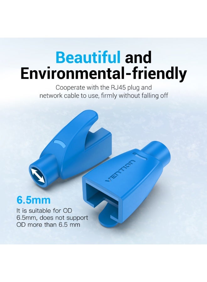 VENTION RJ45 Strain Relief Boots Blue PVC Type  Model # IODL0-50 - Image 4