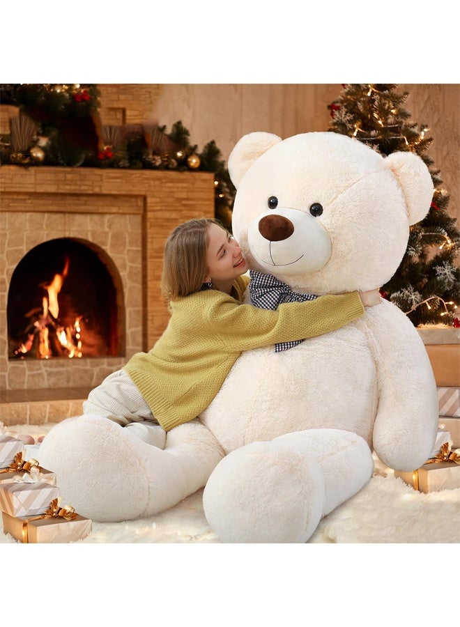 DUNISO Teddy Bear with Cute Bow, Washable Soft Plush Doll ,Stuffed Animal Toy,Gift for Children, suitable for Birthday Party or Any Special days ,140 cm - Image 5