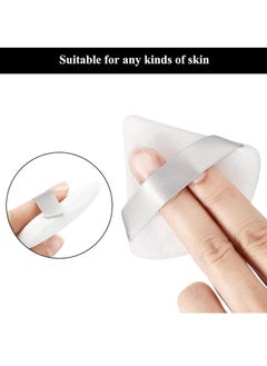 Viedouce 6 Pieces Powder Puff Face Makeup Sponge Soft Velour Triangle Powder Puffs for Loose Powder Setting Powder Cosmetic Foundation Beauty Sponge  - Image 4