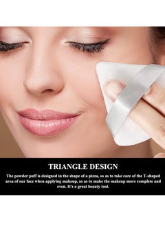 Viedouce 6 Pieces Powder Puff Face Makeup Sponge Soft Velour Triangle Powder Puffs for Loose Powder Setting Powder Cosmetic Foundation Beauty Sponge  - Image 5