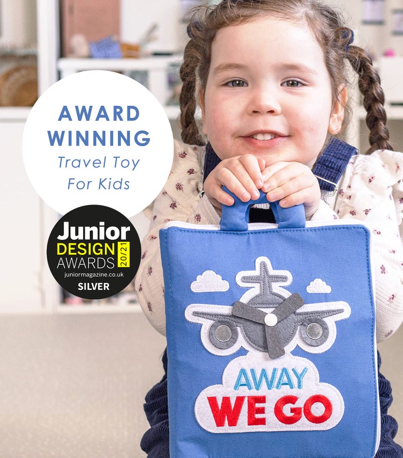 Curious Columbus Quiet Book – Away We Go Busy Book for Toddlers, Montessori Airplane Travel Toy for Preschool and Early Learning - Image 5