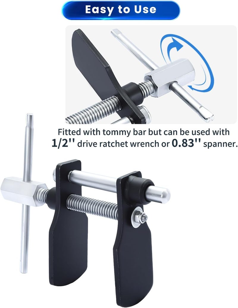 ATP Disc Brake Pad Installation Spreader Caliper Piston Press Steel Spreader Kit Brake Pad Spreader Tool Caliper Piston Tool - Image 4