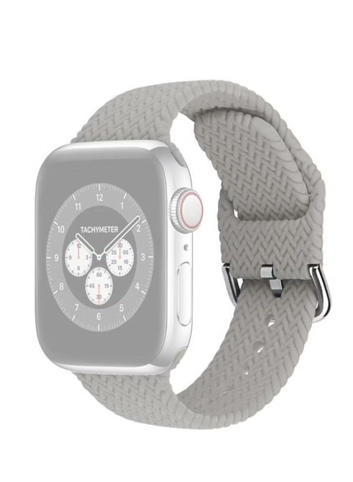 vesus Replacement Watch Band For Apple Watch Series 7 41mm/6 & SE & 5 & 4 40mm/3 & 2 & 1 38mm Grey