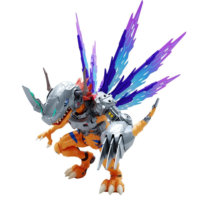 BANDAI SPIRITS Bandai Hobby - Digimon Adventure - Figure-Rise Amplified - Metal Greymon Vaccine Model Kit - Image 1