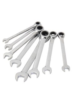 8-Piece Ratchet Combination Spanner Set,8-17mm Metric Chrome Vanadium Steel Spanner with Plastic Tray, Fixed Head Open End Combination Wrench Set, loosening or tightening bolts, Automotive Maintenance - pzsku/ZE398BA666FFF00F776BEZ/45/_/1714822064/87665761-c4c2-4cc6-8a2d-88f5ccbc7f86