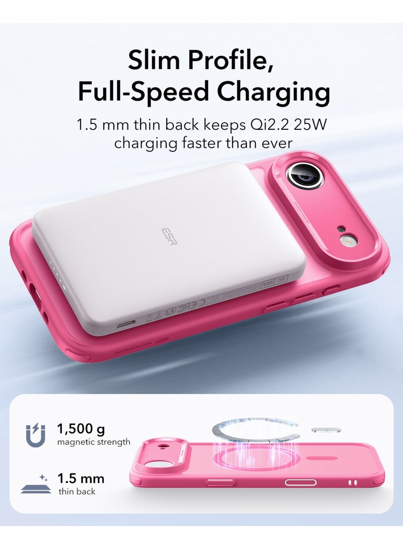 ESR for iPhone Air Case, Camera Control, Compatible with MagSafe, Shockproof Military-Grade Protection, Magnetic Phone Case for iPhone 17 Air Case pink - Image 4