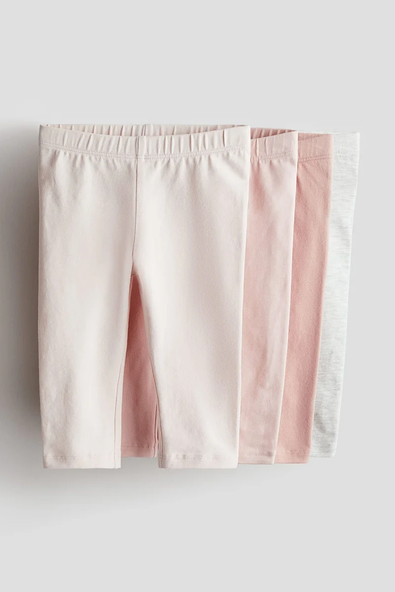 H&M 4-pack cotton jersey leggings