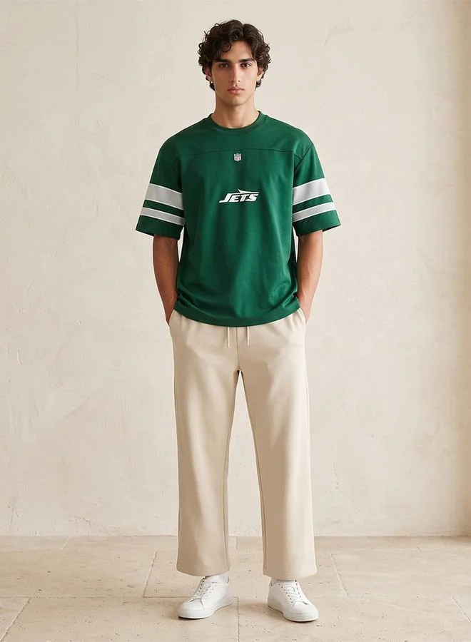 اس بي كاركترز New York Jets Regular Fit Jersey Crew Neck T-shirt