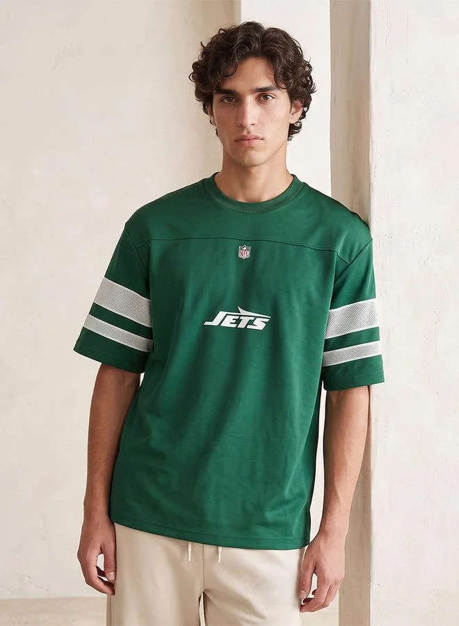 اس بي كاركترز New York Jets Regular Fit Jersey Crew Neck T-shirt