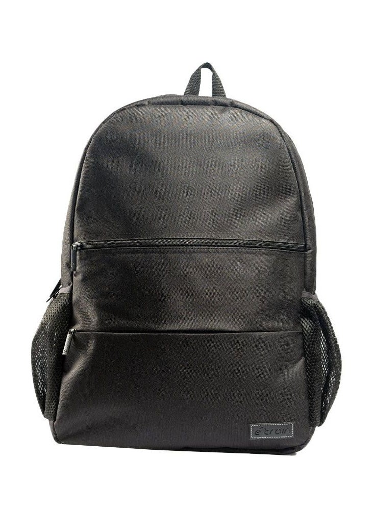 Etrain - Etrain Laptop Backpack up to 15.6 - Black - Image 1