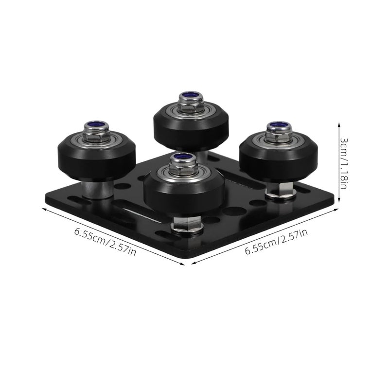 ULTECHNOVO Wheel Plate for Printers Aluminum Profile Wheel Easy Installation Smooth and Precision Engineering for Series CNC Machines - Image 2