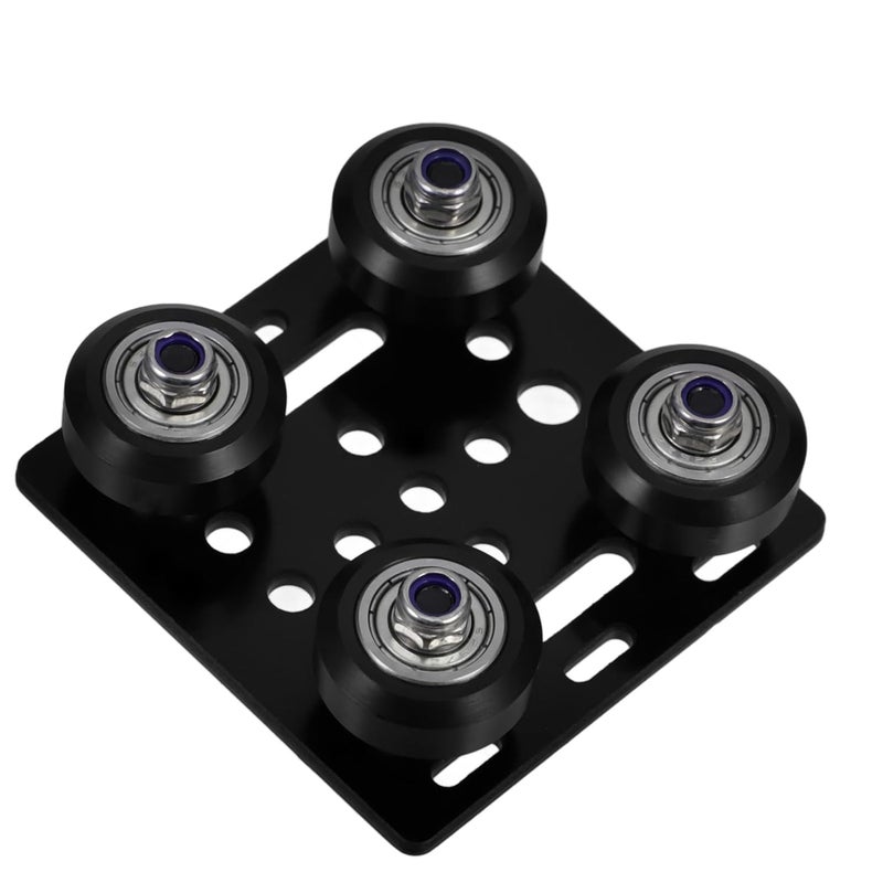 ULTECHNOVO Wheel Plate for Printers Aluminum Profile Wheel Easy Installation Smooth and Precision Engineering for Series CNC Machines - Image 1