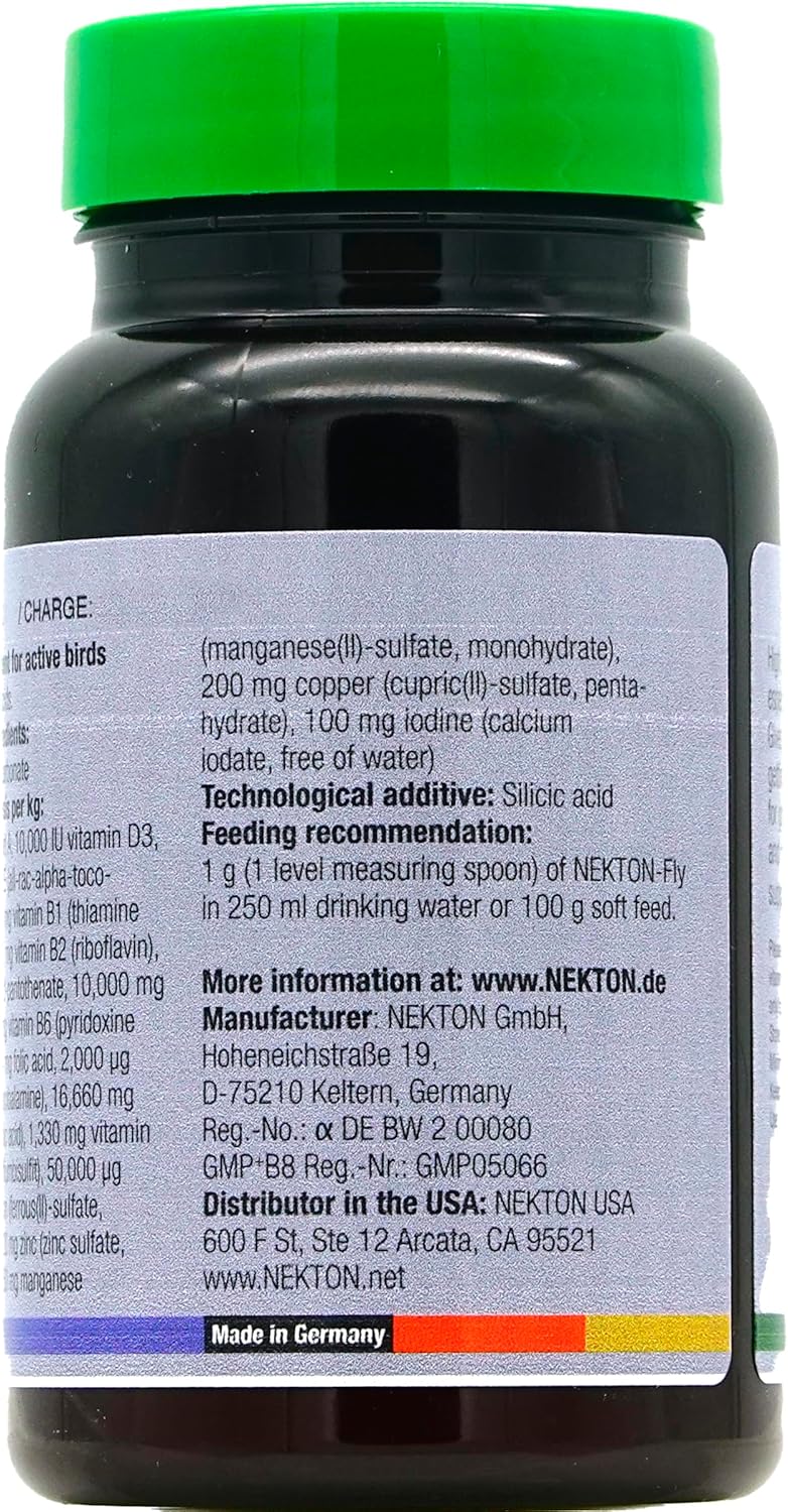 Nekton-Fly Multivitamin Supplement for Active Birds - 75g - Image 3