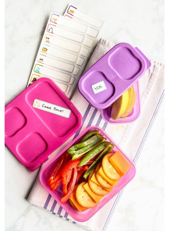 Lil' Labels Bottle Labels Write On Name Self Laminating Waterproof Baby Bottle Label For Daycare Made In The Usa (Animal Friends Set Of 2) - Image 4