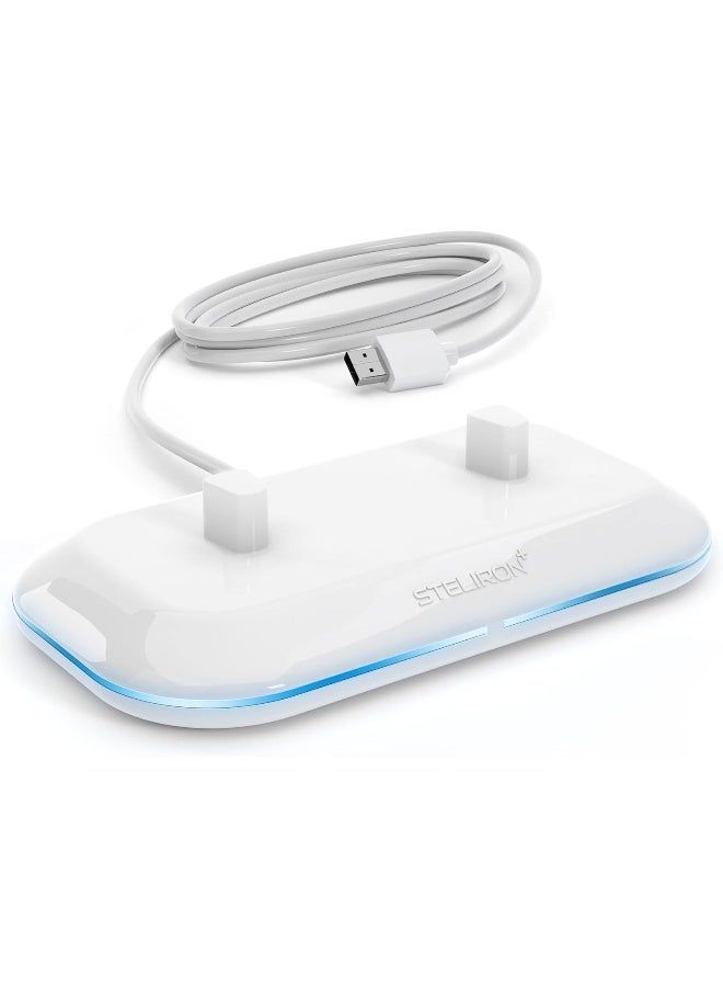 Galvanox 2in1 Dual Toothbrush Charger Compatible with Oral B Electric Toothbrushes Replacement for 3757 Works with Braun OralB Pro Advantage Smart Genius Vitality iO and Kids Models - Image 2