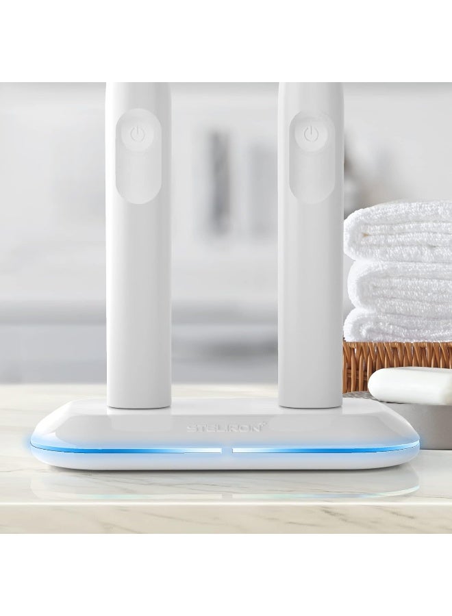 Galvanox 2in1 Dual Toothbrush Charger Compatible with Oral B Electric Toothbrushes Replacement for 3757 Works with Braun OralB Pro Advantage Smart Genius Vitality iO and Kids Models - Image 5