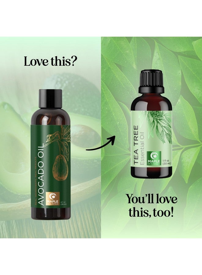 مايبل هوليستكس زيت الأفوكادو للشعر والبشرة زيت الأفوكادو النقي 100% للعناية بالبشرة والأظافر بالإضافة إلى معالجة الشعر الجاف وزيت الوجه ومرطب زيت الشعر الطبيعي وزيت ناقل لخلط الزيوت العطرية (4 أونصة سائلة) - Image 5