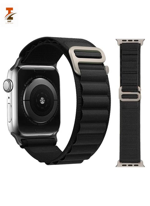 Replacement Strap 42/44/45/49mm Alpine Loop Band for Apple Watch Series 8/7/SE/6/5/4/3/2/1