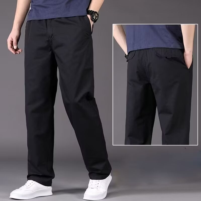 Thin Men'S Casual Pants Oversized Overalls Plus Size Loose Men'S Long Pants Explosive Elasto Waist Trousers - Image 4