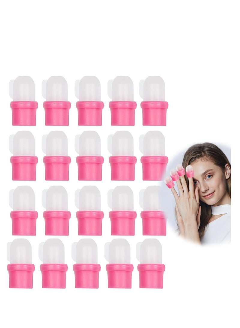 【Guality】These nail polish remover clips are made of high-quality plastic, durable, not easy to corrode and damage, and can be reused. They are the perfect companion for nail polish removal. - Image 1