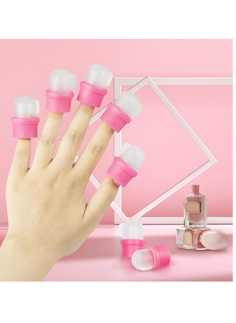 【Guality】These nail polish remover clips are made of high-quality plastic, durable, not easy to corrode and damage, and can be reused. They are the perfect companion for nail polish removal. - Image 3