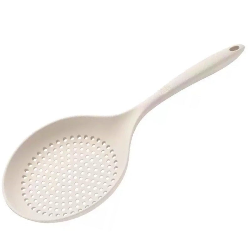 Armrouns Extra Large Skimmer Slotted Spoon, 14.5 inch Silicone Strainer Skimmer Ladle Spoon Spider for Cooking and Frying, Pasta Strainer Spoon Frying Kitchen Cooking Colander - Image 1