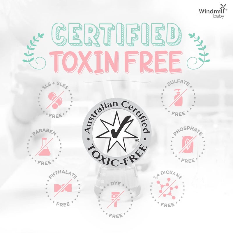 Windmill baby Baby Usda Certified Natural Floor Cleaner, Allergen & Alcohol Free, Baby Friendly, Pet Friendly, Citrus Fresh, For All Floor Types - 950Ml - Image 5