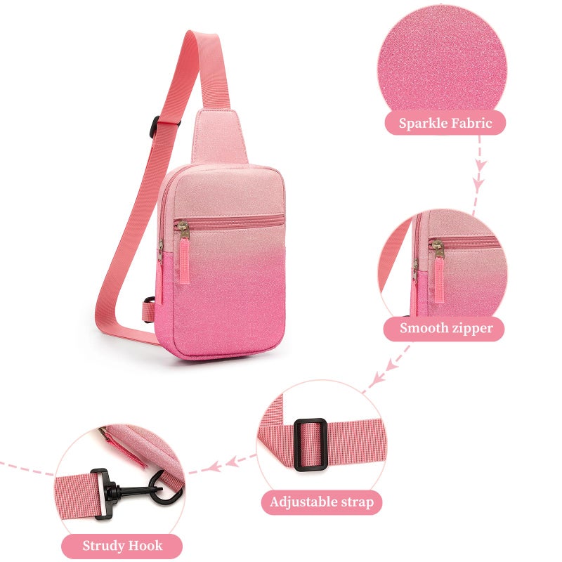 cotmcor Christmas Gifts for 8 9 10 11 12 Year Old Teens Girls Kids Grandkids, Fanny Pack Crossbody Bag Small Sling Belt Bags Purse, Birthday Valentines Day Teen Girl Gifts Trendy Stuff - Image 5